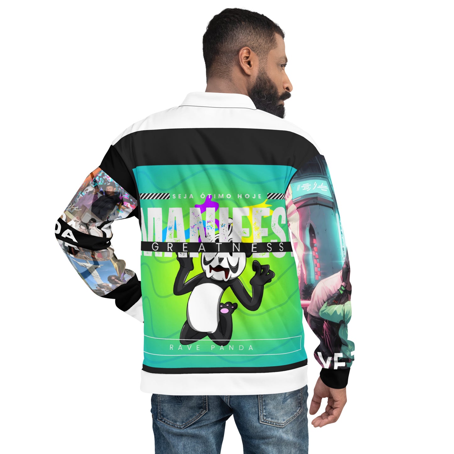 Rave Panda Exclusive Unisex Bomber Jacket